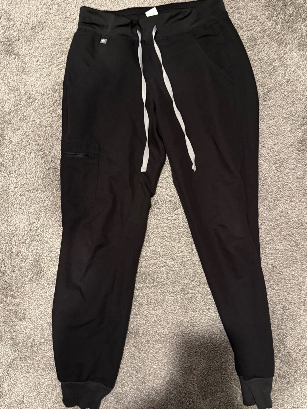 FIGS Black Technical Jogger Pants